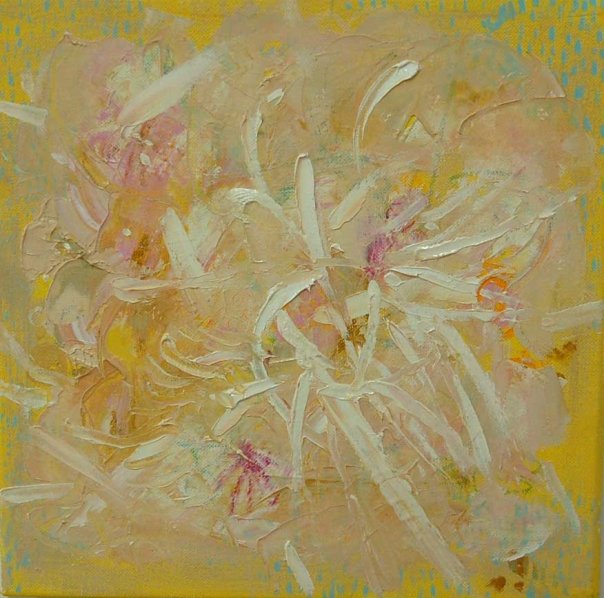 Painting of yellow flowers